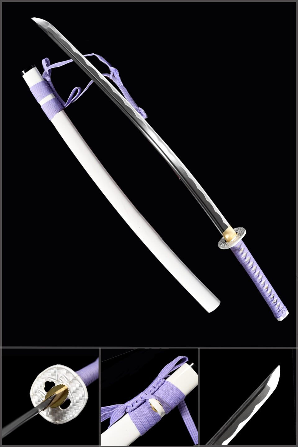 Buy H2O Pro Katana Purple Abalone Mid Rigged Game Lure 33cm  Purple/Black/Purple online at