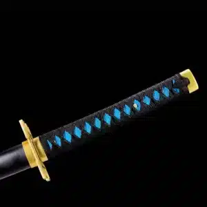 Muichiro Tokito Nichirin Katana Demon Slayer Anime Sword Carbon Steel Black