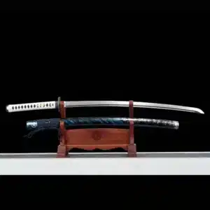 Ghost Of Tsushima Short Katana Handmade Game Sword Hand Polished Spring Steel Blade Copper Alloy