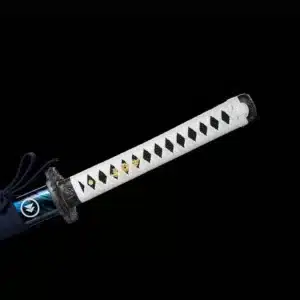 Ghost Of Tsushima Short Katana Handmade Game Sword Hand Polished Spring Steel Blade Copper Alloy