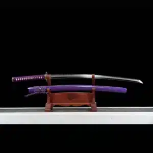 Hand Forged Japanese Ninjato Sword T Steel Straight Blade Ninjiato Mirror Polished