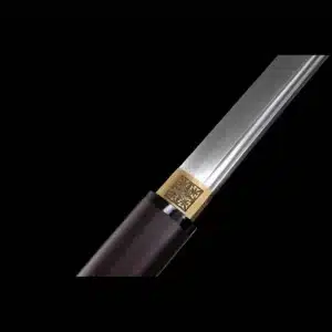 Hand Forged Japanese Ninjato Sword T Steel Straight Blade Ninjiato Mirror Polished