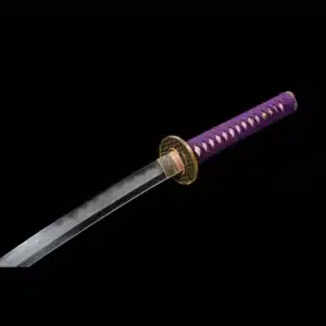 Hand Forged Japanese Ninjato Sword T Steel Straight Blade Ninjiato Mirror Polished