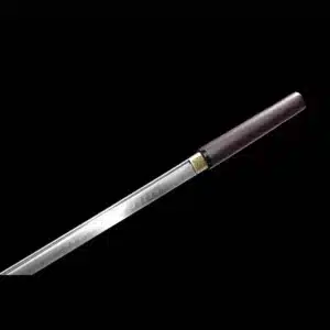 Hand Forged Japanese Ninjato Sword T Steel Straight Blade Ninjiato Mirror Polished