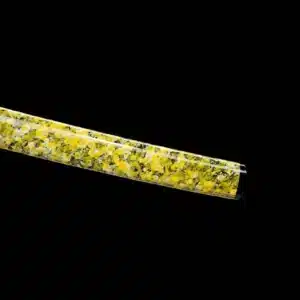 Handmade Japanese Katana Sword Spring Steel Blade Full Tang With Bo Hi Gold Tusba Yellow Scabbard