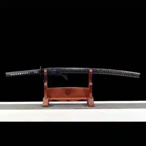 Handmade Japanese Katana Sword T Steel Blade With Hamon Full Tang Spot Scabbard