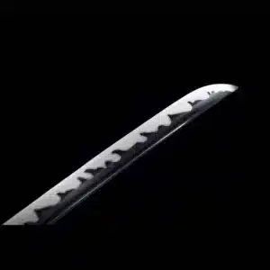 Handmade Japanese Samurai Katana High Manganese Steel Blade Clay Tempered With Grinding Hamon Alloy Fitting