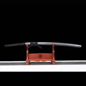 Handmade Japanese Samurai Katana High Manganese Steel Blade Clay Tempered With Grinding Hamon Alloy Fitting