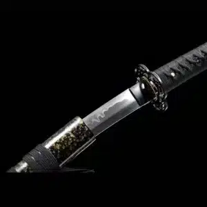 Handmade Japanese Samurai Katana High Manganese Steel Blade Clay Tempered With Grinding Hamon Alloy Fitting