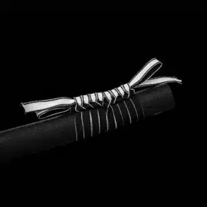 Handmade Japanese Samurai Katana Sword Spring Steel Red Blade Full Tang Black Saya