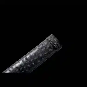 Handmade Japanese Samurai Katana Sword High Manganese Steel Black Blade Full Tang With Pu Wrap Scabbard