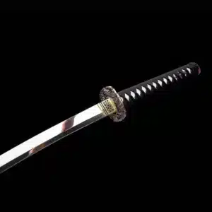 Handmade Japanese Samurai Katana Sword High Manganese Steel Blade Full Tang Mirror Polished Purple Saya