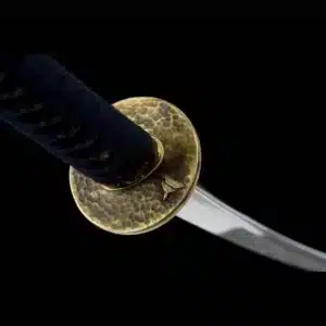 Handmade Japanese Samurai Katana Sword High Manganese Steel Blade Full Tang With Bo Hi Green Saya