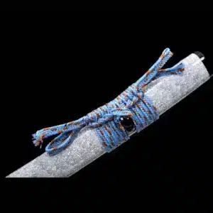 Handmade Japanese Samurai Katana Sword High Manganese Steel Blade Mirror Polished White Saya