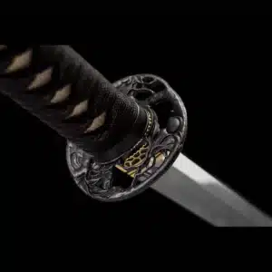 Handmade Japanese Samurai Katana Sword High Performance T Steel Clay Tempered With Hamon Battle Ready White Spot Saya