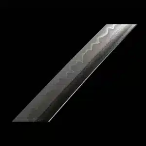 Handmade Japanese Samurai Katana Sword High Performance T Steel Clay Tempered With Hamon Black Saya