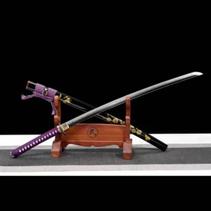 Handmade Japanese Samurai Katana Sword High Performance T Steel Clay Tempered With Unique Hamon Battle Ready