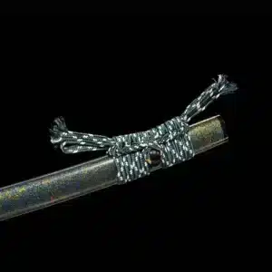 Handmade Japanese Samurai Katana Sword High Performance T Steel Full Tang With Hamon Battle Ready Green Scabbard