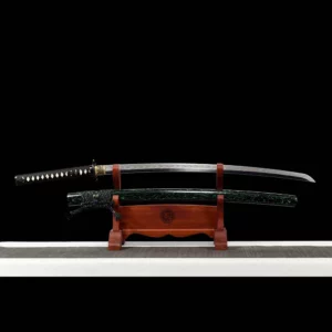 Handmade Japanese Samurai Katana Sword High Performance T Steel Full Tang With Sickle Pattern Hamon