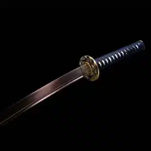 Handmade Japanese Samurai Katana Sword Pattern Steel Full Tang Red Blade With White Scabbard