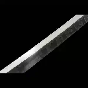 Handmade Japanese Samurai Katana Sword T Steel Blade Clay Tempered With Hamon White Saya Copper Fitting