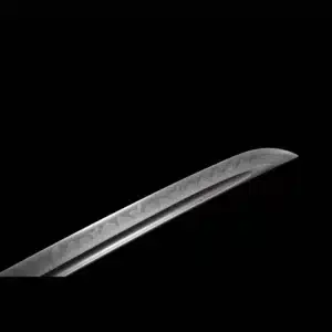 Handmade Japanese Samurai Katana T Steel Leaf Pattern Blade