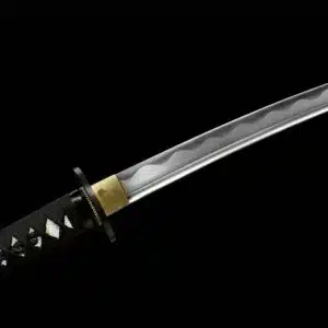 Kill Bill Brides Katana Sword Handmade Anime Sword Carbon Steel Blade Black Saya