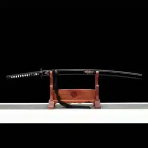 Kill Bill Brides Katana Sword Handmade Anime Sword Carbon Steel Blade Black Saya