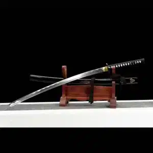 Kill Bill Brides Katana Sword Handmade Anime Sword Carbon Steel Blade Black Saya