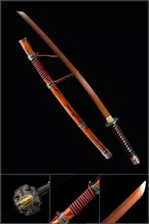 Sekiro Shadows Die Twices Mortal Blade不死斬り Handmade Game Katana Red Blade High Manganese Steel